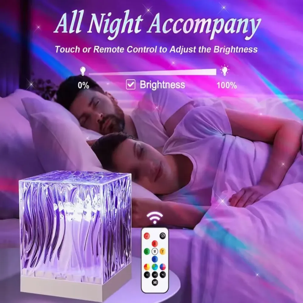 LumeGlow | 360° Projectie Lamp met 17 Kleuren voor Ontspanning en Energie