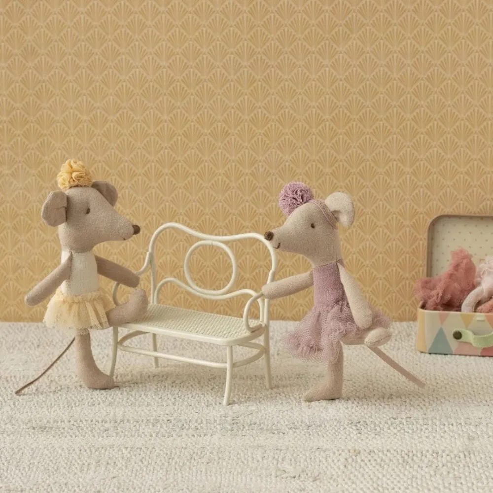 Maileg-muis kleine zus - ballerina heather
