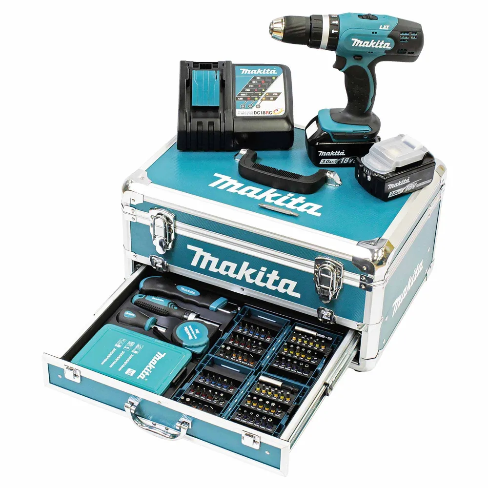 Boormachine Makita DHP453RFX2 18V 3Ah