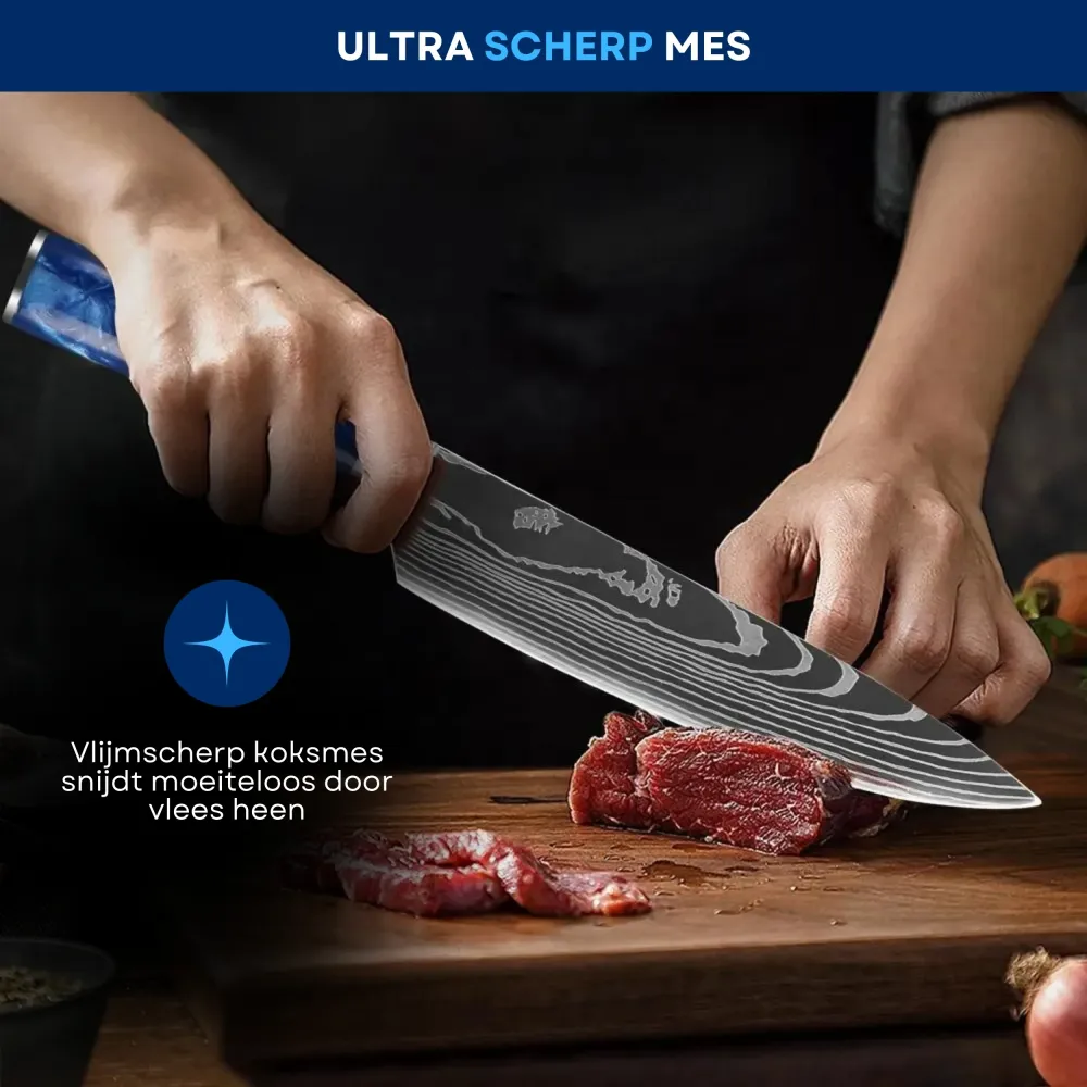 Master Knives 10 Delige Professionele Koksmessen set