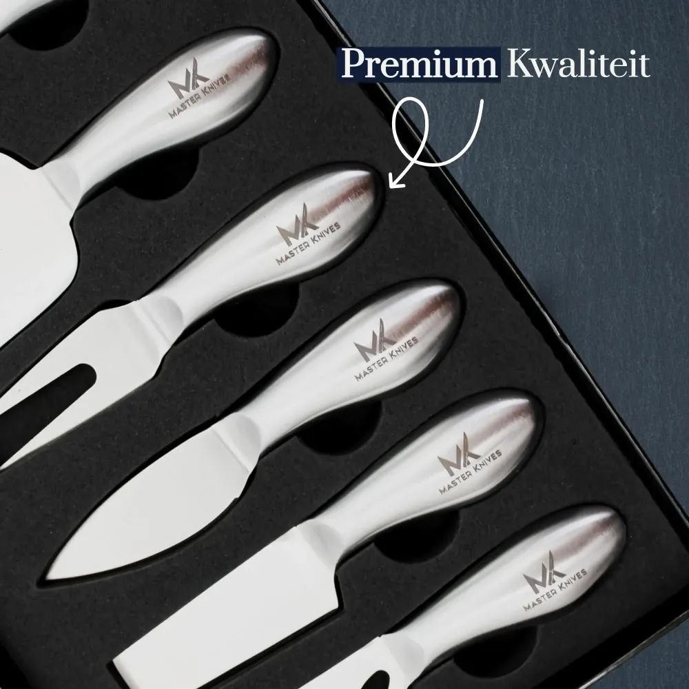 Master Knives Kaasmessen Set van RVS