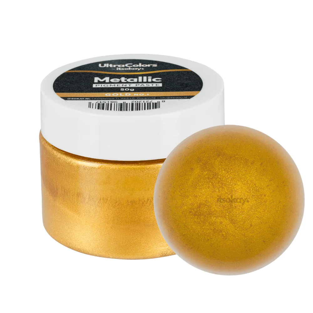 Metallic pasta pigmenten (12 kleuren)