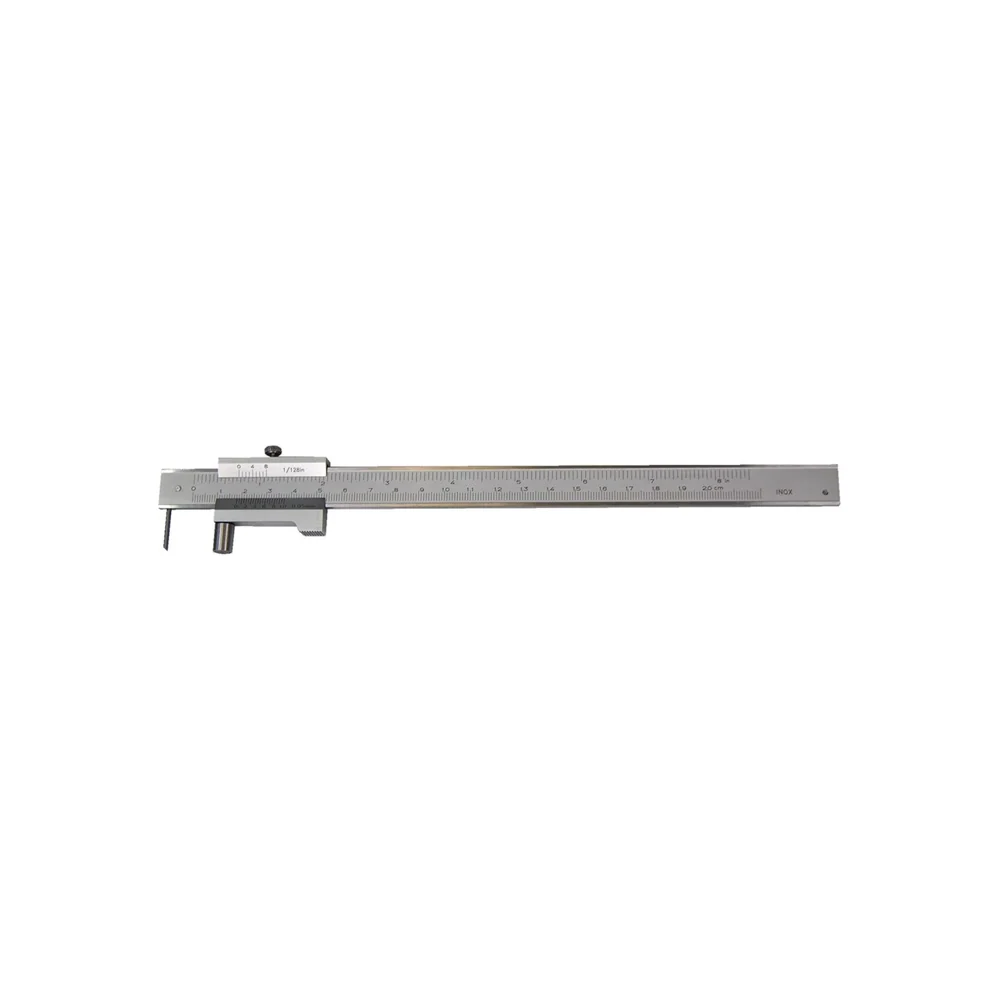 Afteken schuifmaat 200mm met verwissel- bare HM punt, rol en vastzetschroef MIB
