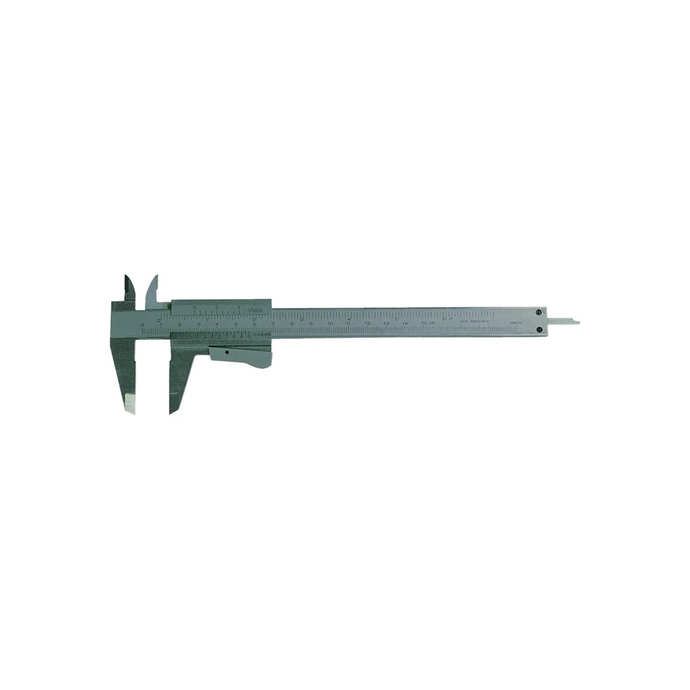 Schuifmaat "PRECISIE" RVS 150x40mm met momentblokkering etui MIB