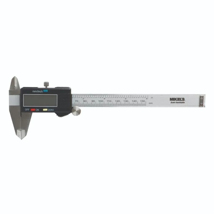 Calibrador Vernier Digital de Acero Inoxidable Modelo: CVDM-6 Marca MIKELS