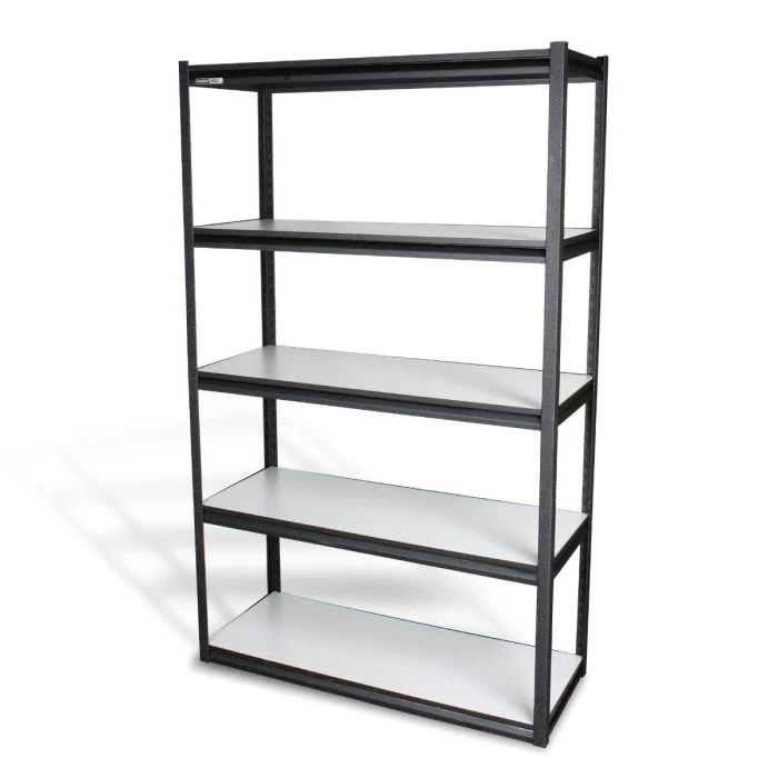 Estante para almacenaje metálico (48” x 18”) 5 repisas, 500 kg Modelo: EMA-4824 Marca MIKELS