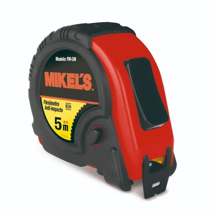 Flexómetro Anti-Impacto 5 mts Modelo: FM-5M Marca MIKELS