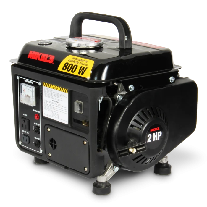 Generador de corriente eléctrica motor 2 tiempos (800 W / 2 HP) Modelo: GCE-800 Marca MIKELS