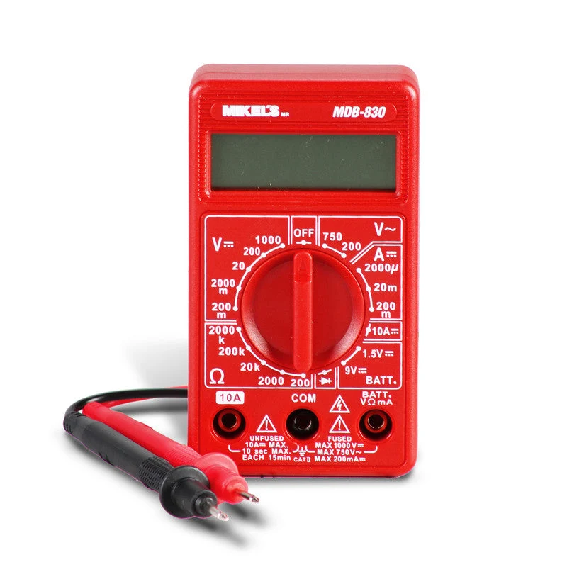 Multímetro digital básico Modelo: MDB-830 Marca MIKELS