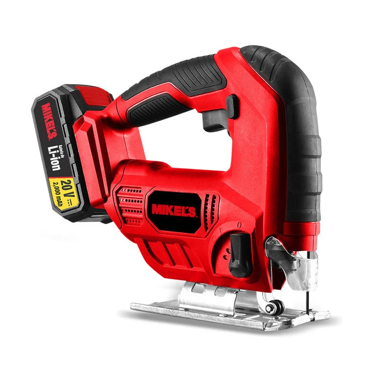 Sierra caladora inalámbrica profesional (20 V) Modelo: SCAI-20 Marca MIKELS