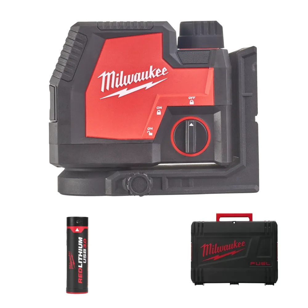 Laserwaterpas Milwaukee L4 CLL-301C 4V 3Ah