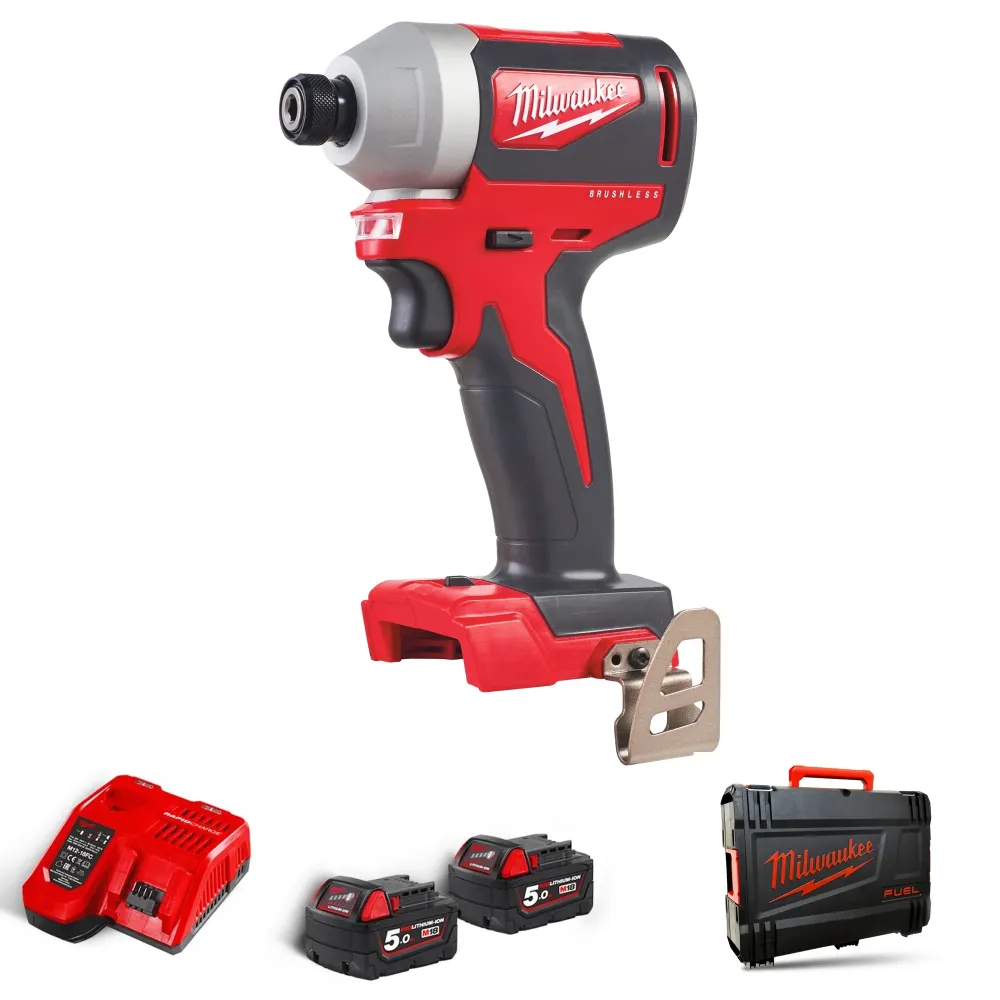 Slagmoersleutel Milwaukee M18 BLID2-502X 18V 5Ah