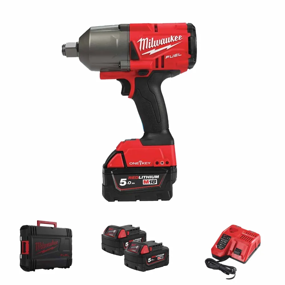 Slagmoersleutel Milwaukee M18 ONEFHIWF34-502X 18V 5Ah