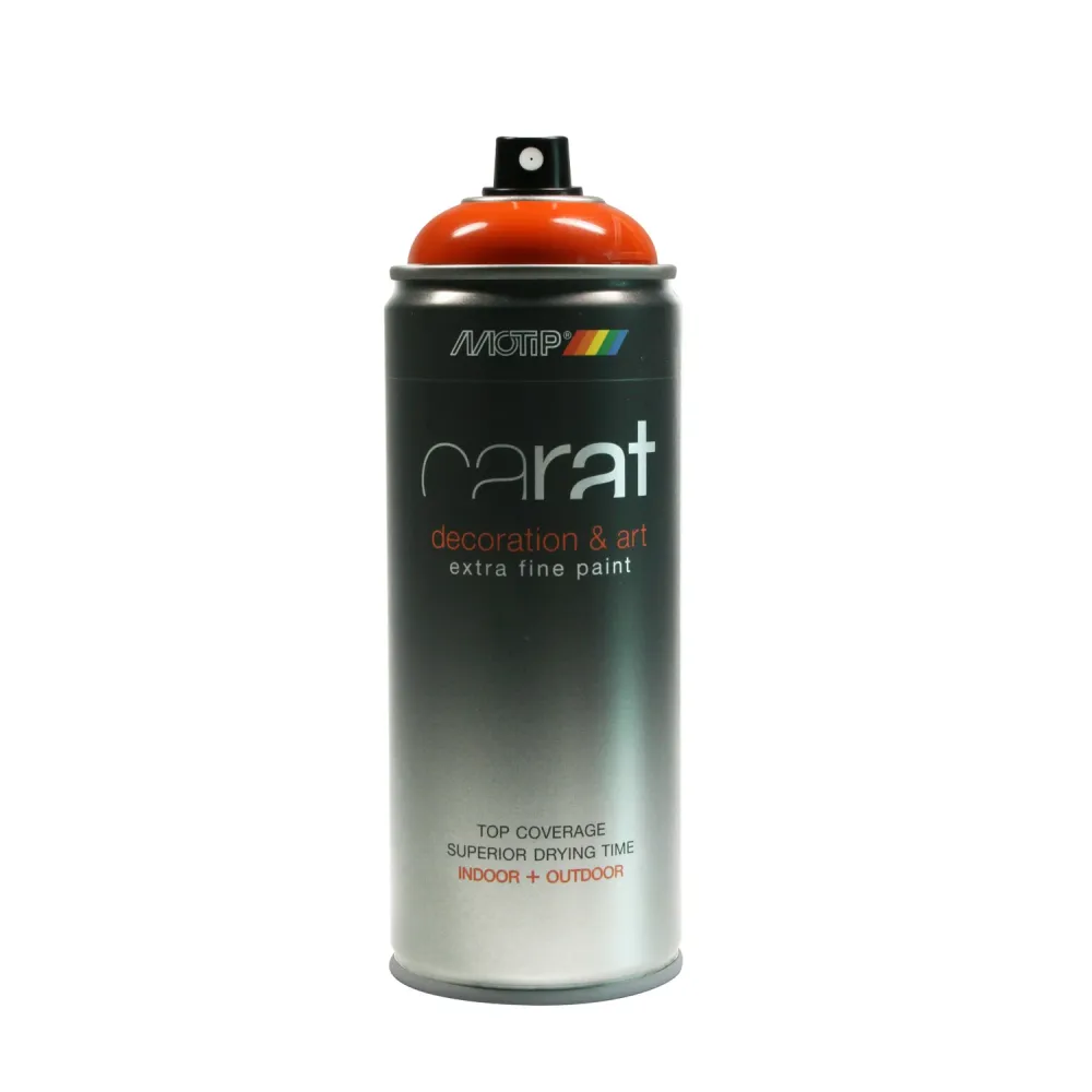 MoTip Carat Lak Spuitbus - Hoogglans - Verkeersoranje - 400ml
