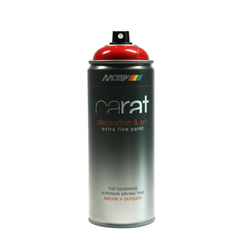 MoTip Carat Lak Spuitbus - Hoogglans - Verkeersrood - 400ml