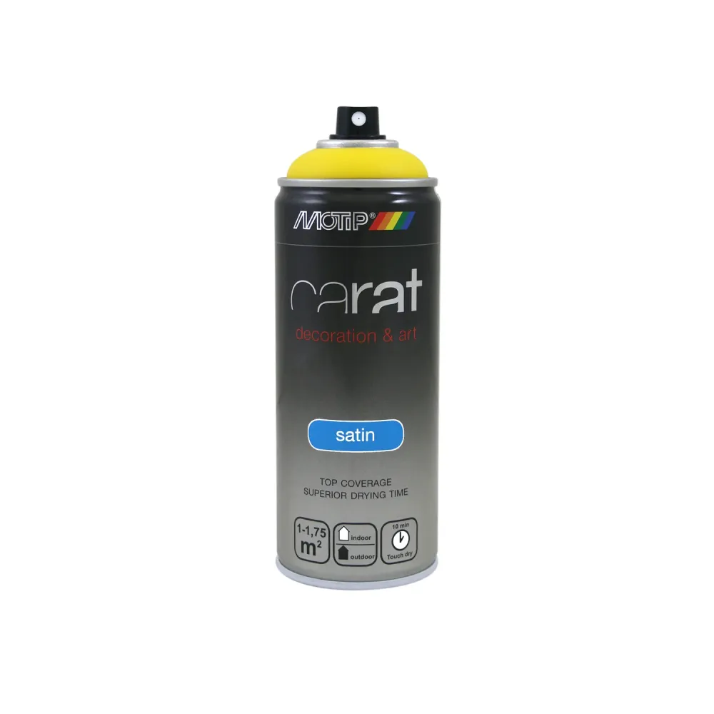 MoTip Carat Lak Spuitbus - Zijdeglans - Geel - 400ml