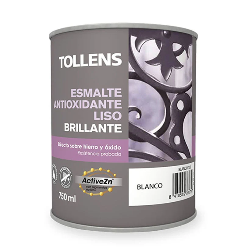 Esmalte antióxido liso, brillante, pardo 750 ml para metal Mundo Ferreteria