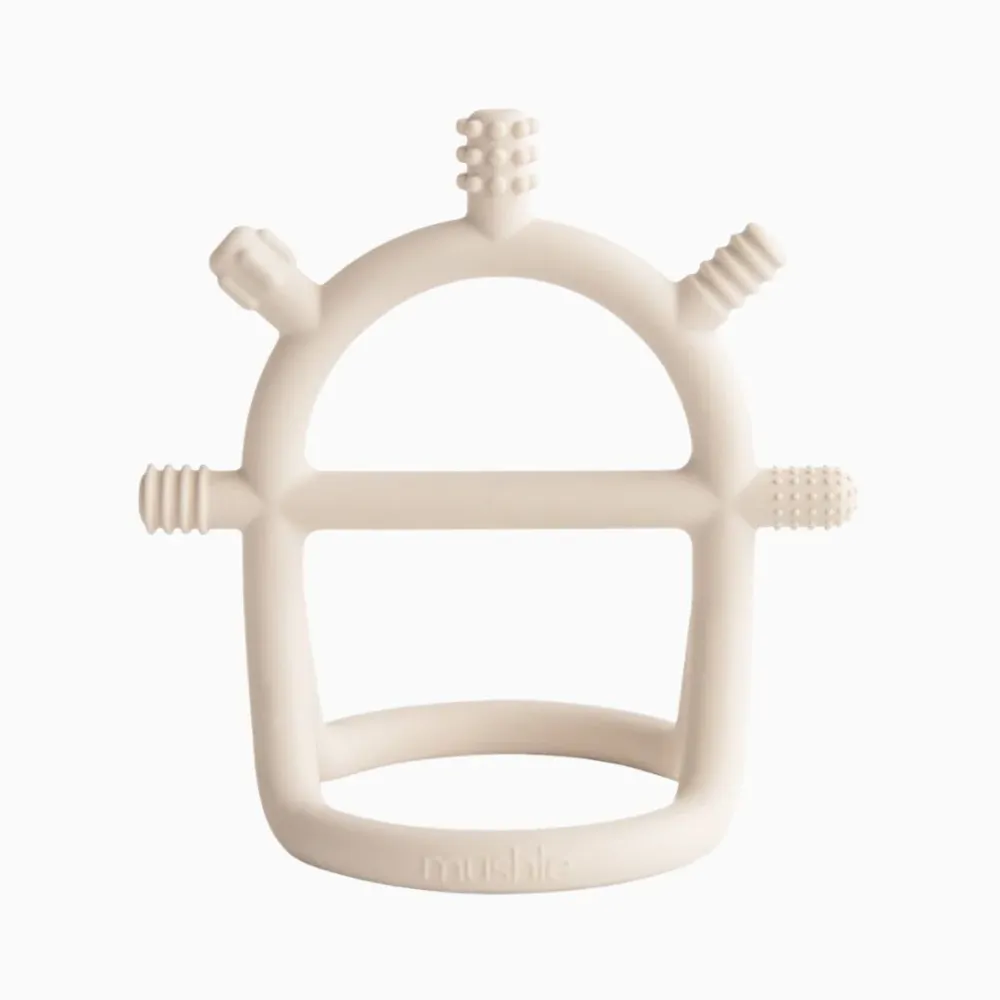 MUSHIE bijtspeelgoed No Drop - shifting sand