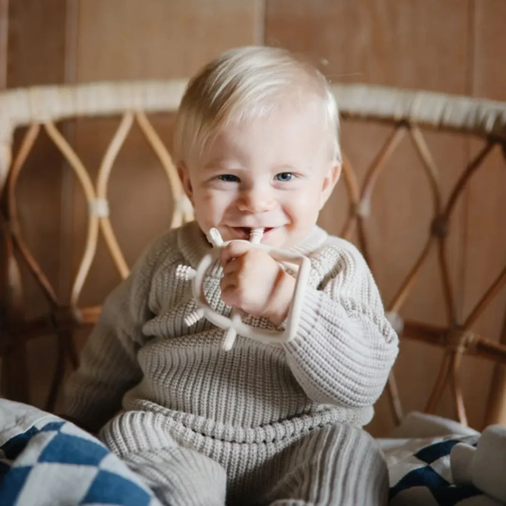 MUSHIE bijtspeelgoed No Drop - shifting sand