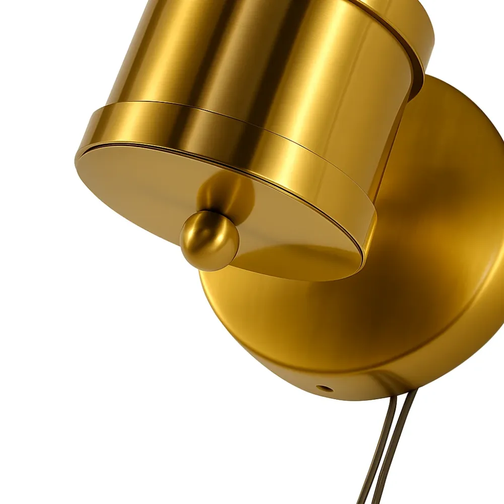 Moderne Wandlamp met glas – Dubbele Lichtbron Goud NicheBay