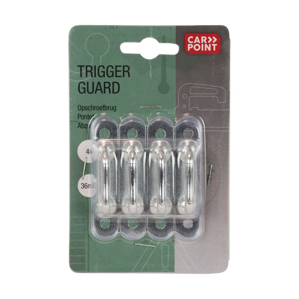 Carpoint opschoefhaak metaal 36mm - 4 stuks No Name