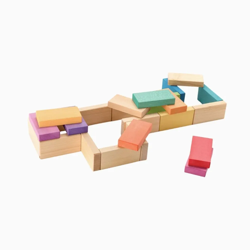 Ocamora houten blokken regenboog - boards