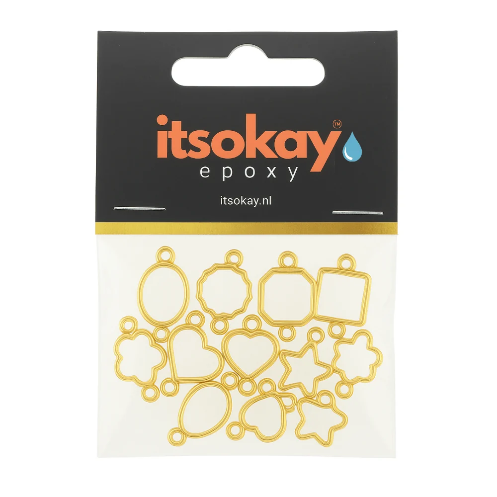 Open bedel voor armbandjes (9 stuks)