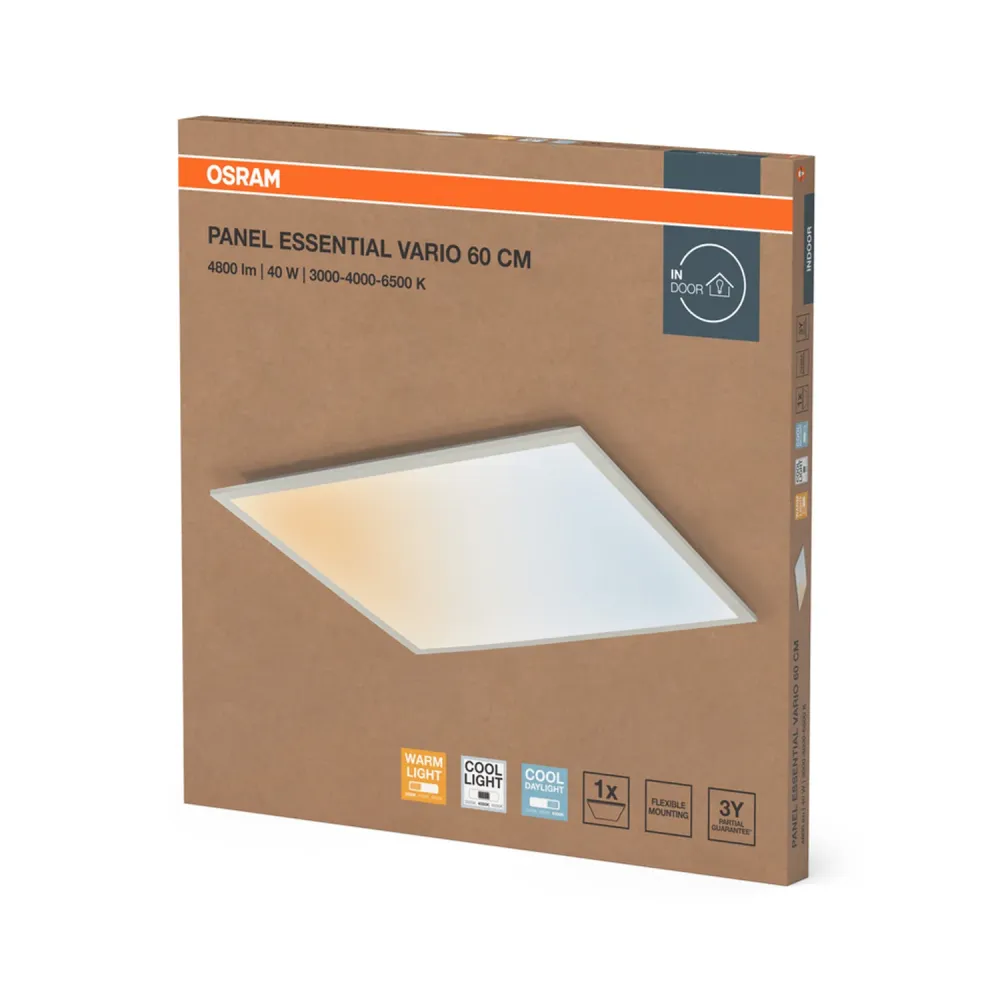 Osram LED-Paneel Essentials - Wit - 60x60cm - CCT - 40W