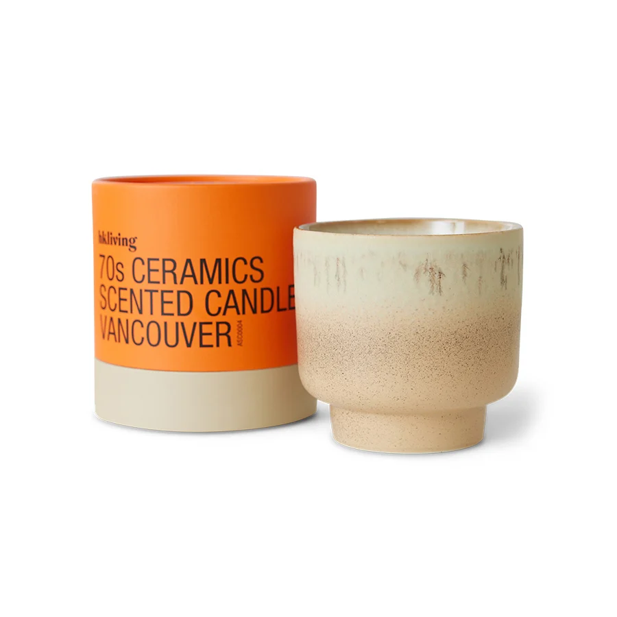 70s ceramics scented candle - Vancouver Plekconceptstore