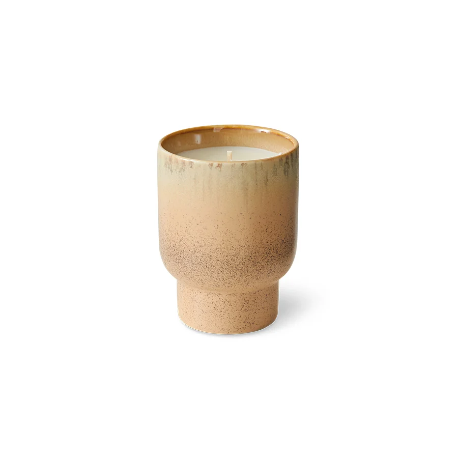 70s ceramics small scented candle - Vancouver Plekconceptstore