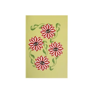 All luck world notitieboekje Bloemen - Rood/wit Plekconceptstore