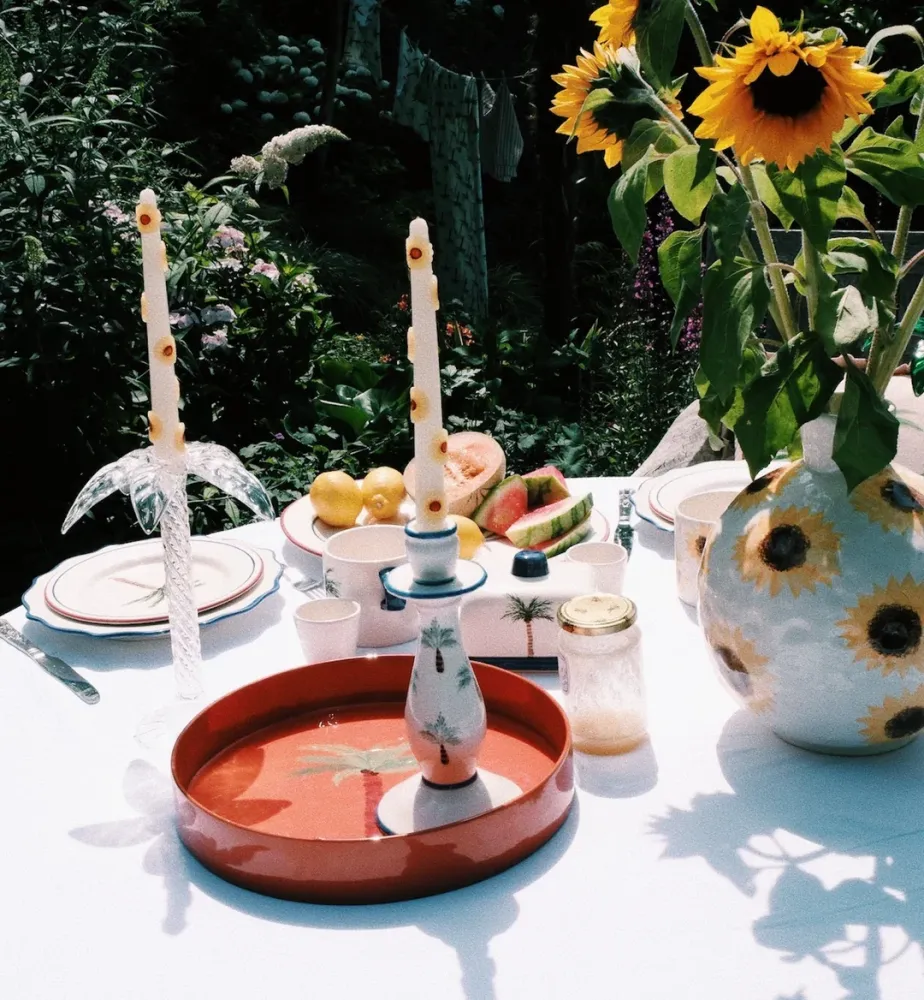 Anna Nina Sunflower 3D Candle Set 2 Plekconceptstore