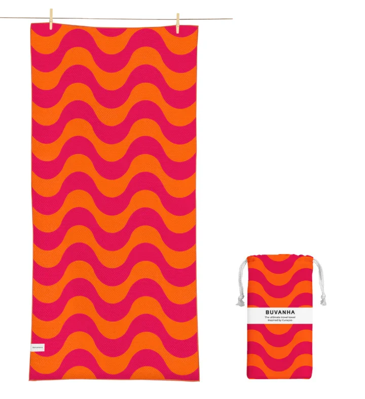 BUVANHA Travel handdoek- Curaçao L Plekconceptstore