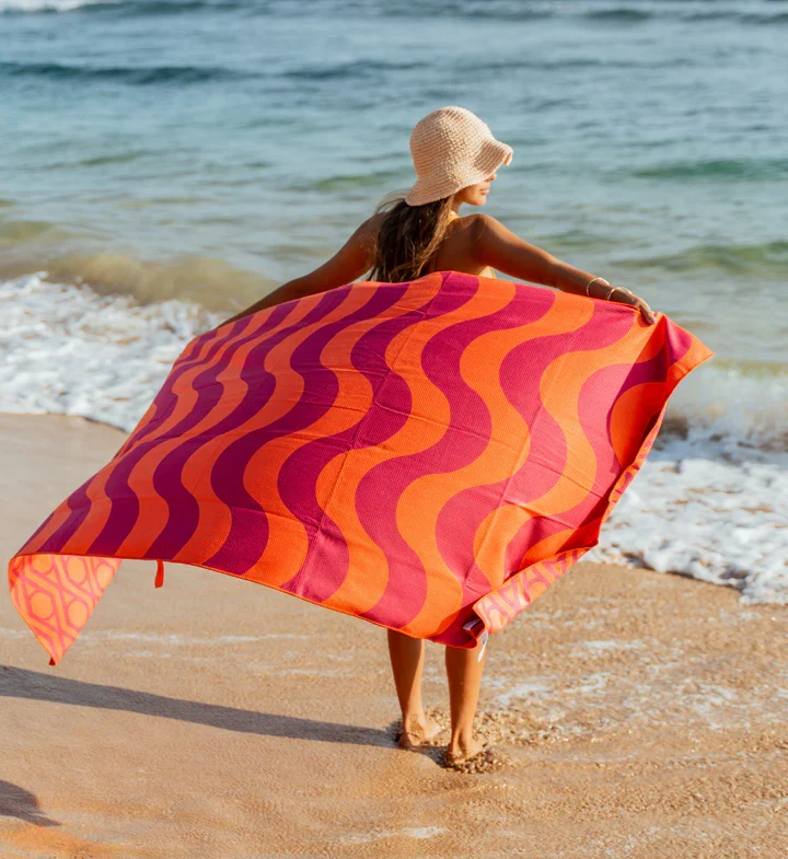 BUVANHA Travel handdoek- Curaçao L Plekconceptstore