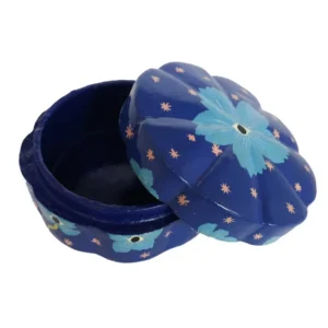 Groot doosje blauw bloem - All luck world Plekconceptstore