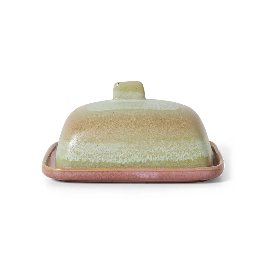 Hkliving 70s ceramics: butter dish - Skyline Plekconceptstore