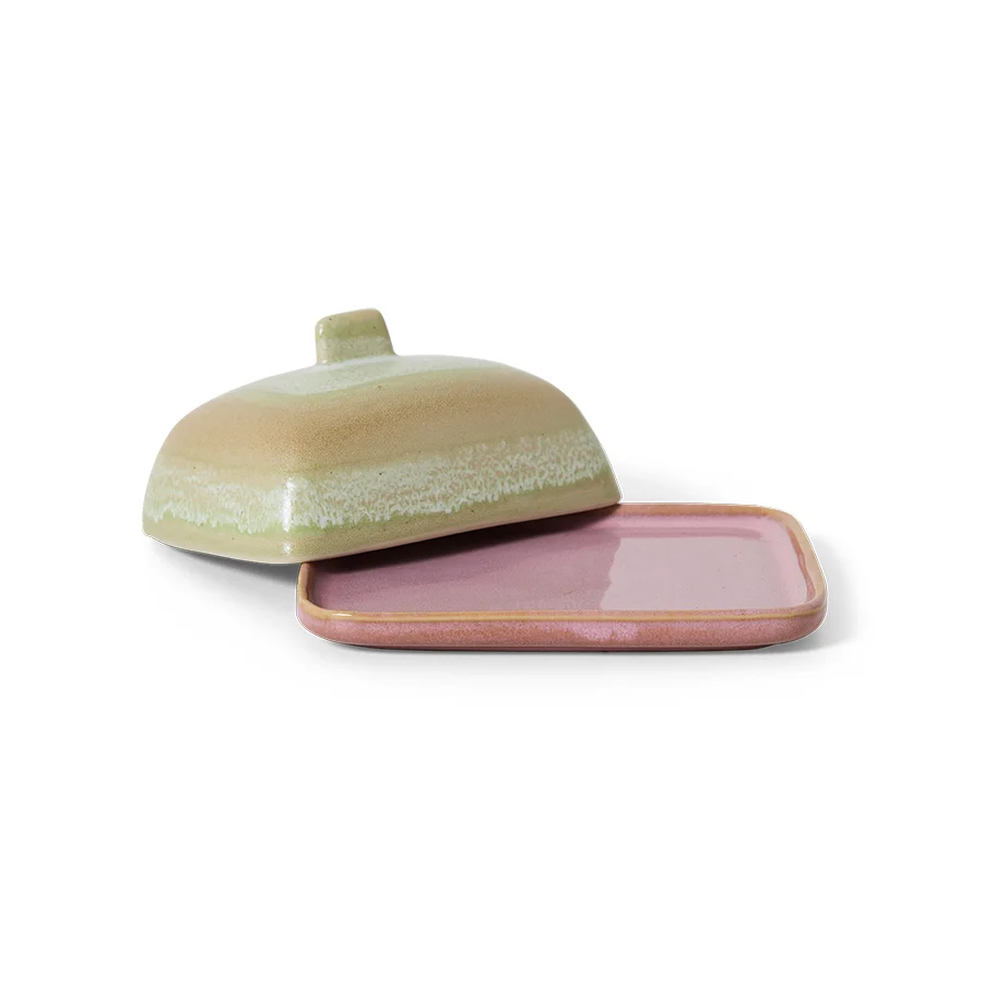 Hkliving 70s ceramics: butter dish - Skyline Plekconceptstore