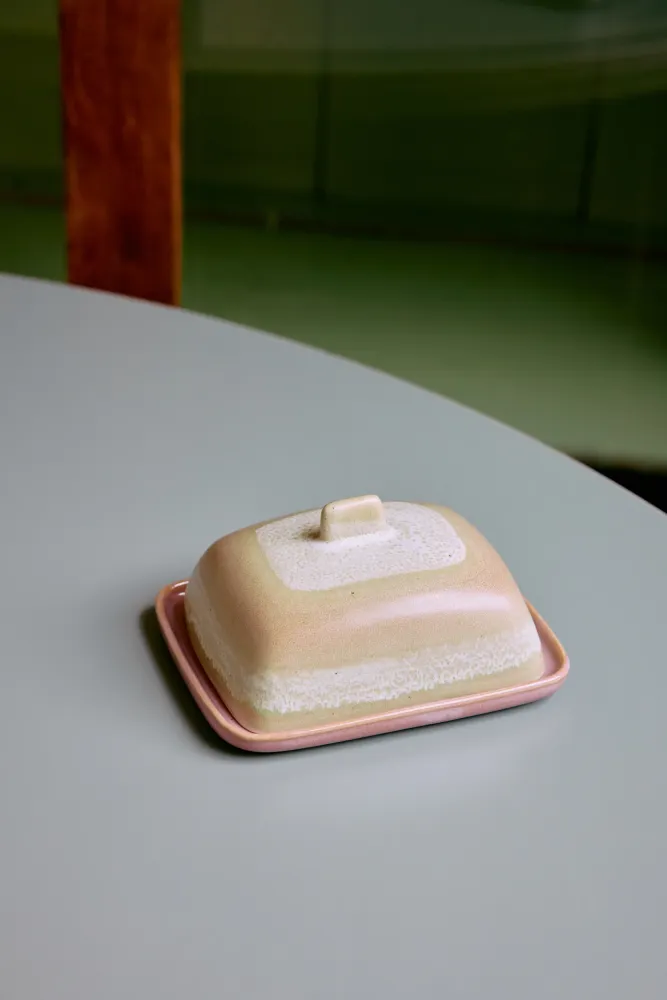 Hkliving 70s ceramics: butter dish - Skyline Plekconceptstore