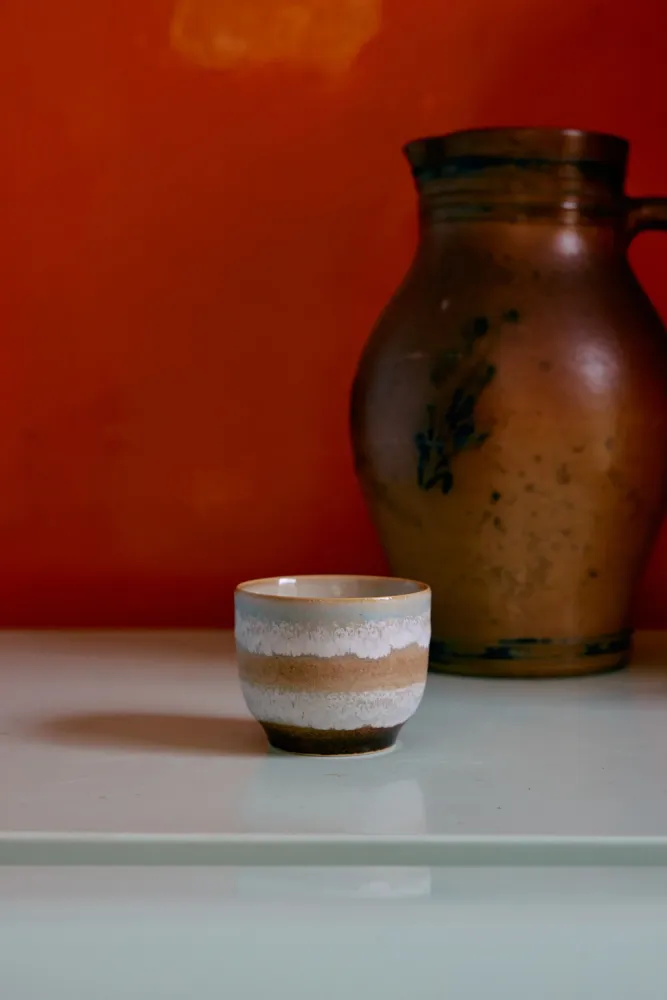 Hkliving 70s ceramics: café cup - Skyline Plekconceptstore