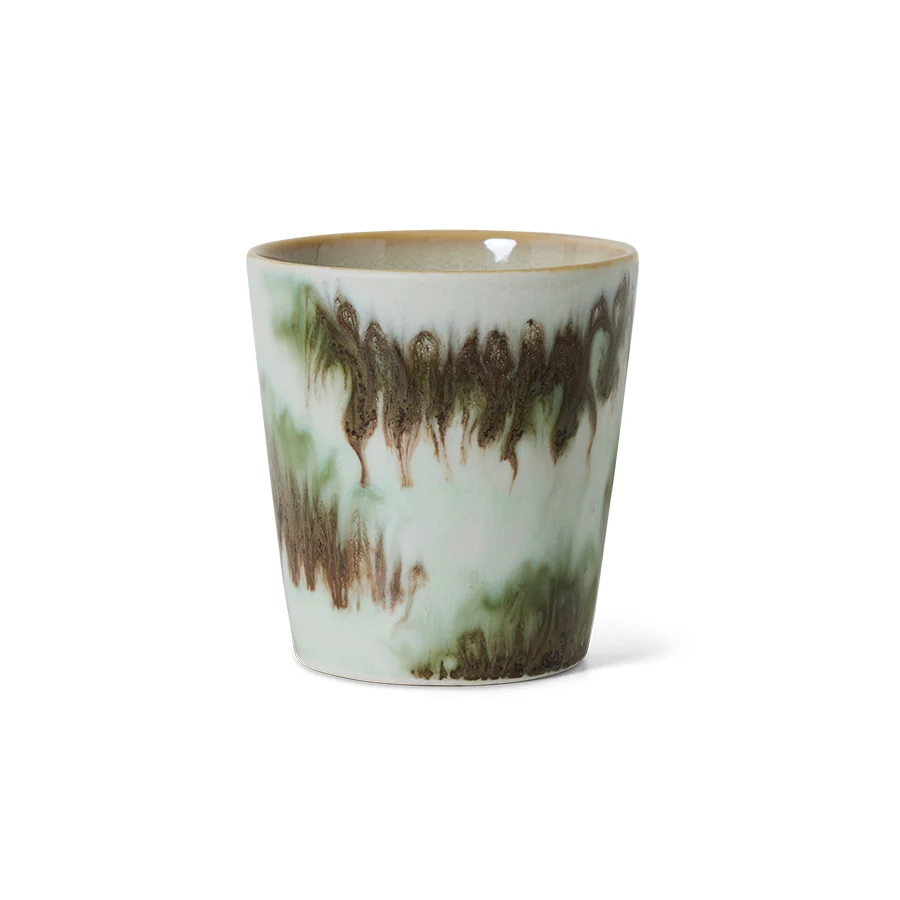 Hkliving 70s ceramics: coffee mug - Tide Plekconceptstore