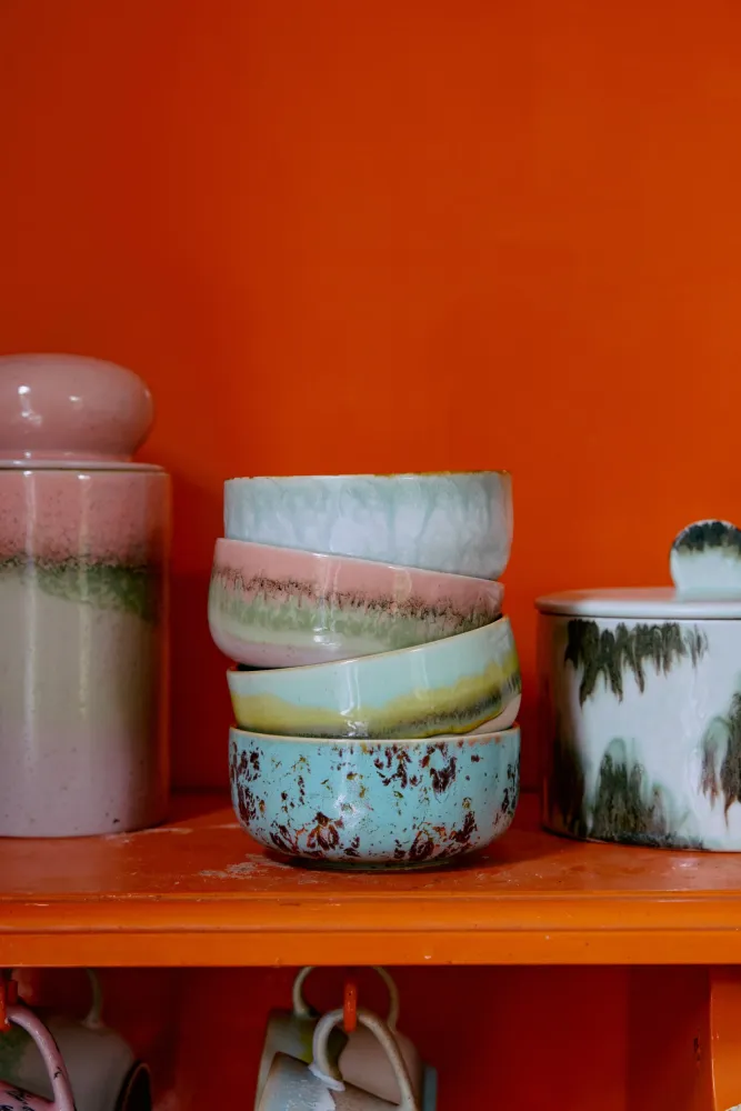 Hkliving 70s ceramics: dessert bowl - Glaze Plekconceptstore