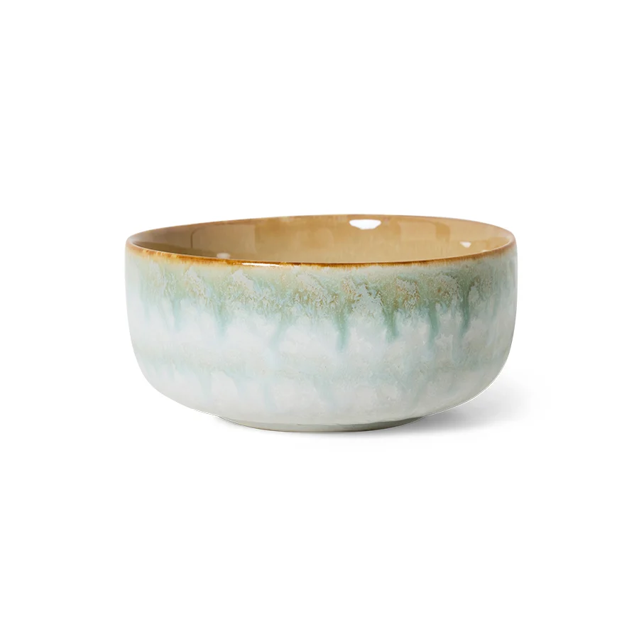 Hkliving 70s ceramics: dessert bowl - Petal Plekconceptstore