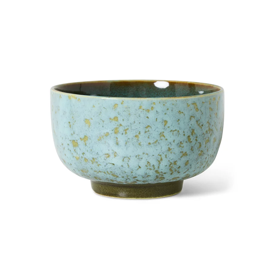 Hkliving 70s ceramics: noodle bowl - Verdigris Plekconceptstore