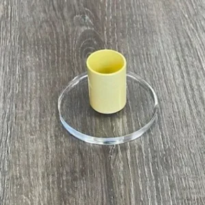 Kandelaar Plexi - Geel Plekconceptstore