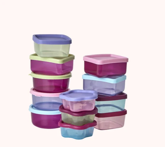 Kleine voedselbakjes - Rice Donkere kleuren Plekconceptstore