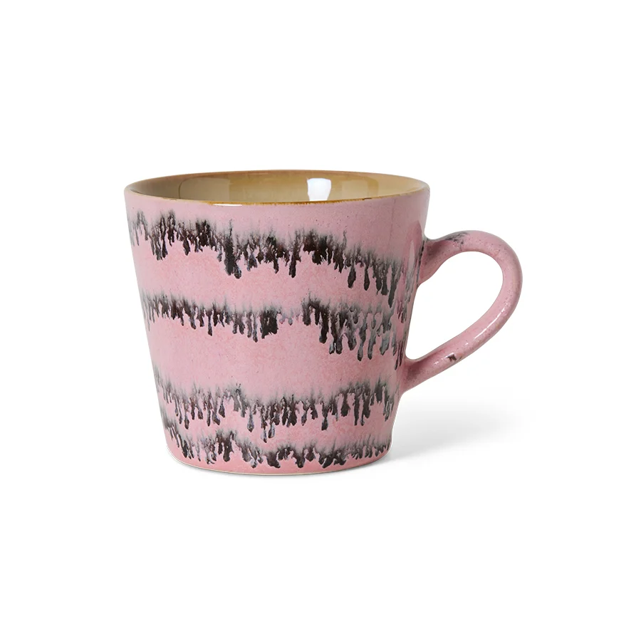Hk Living 70s ceramics - Cappuccino mug Bubble Plekconceptstore