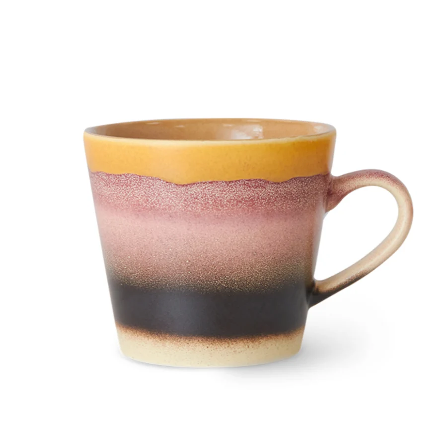 Hk Living 70s ceramics - Cappuccino mug sunset Plekconceptstore