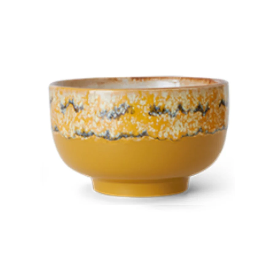Hk Living 70s ceramics - Noodle bowl sunbeam Plekconceptstore