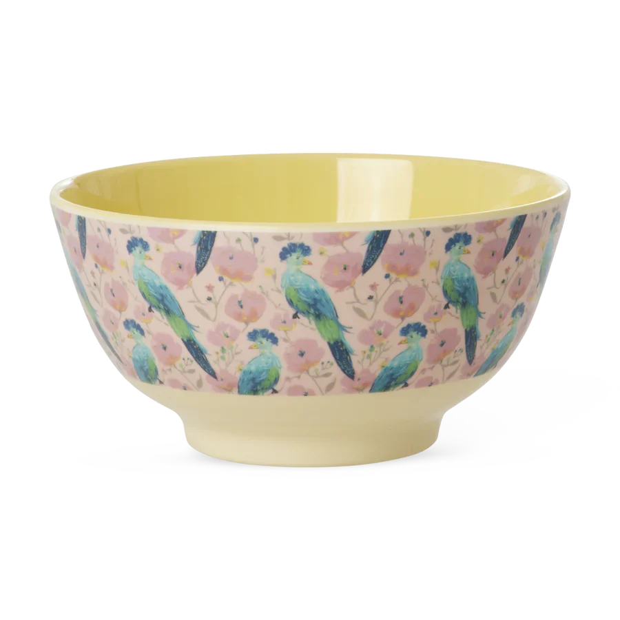 Melamine bowl medium - Exotic print Plekconceptstore