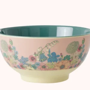 Melamine bowl medium - Rice Flower collage Plekconceptstore